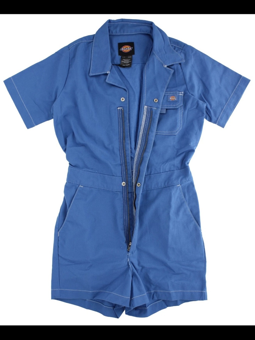 Dickies Women’s Shortalls Romper size S/P - Picture 2 of 5